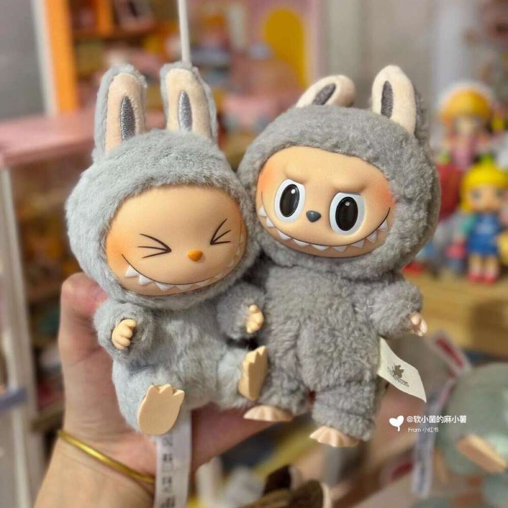 LABUBU Second Generation High-Quality aron Series Vinyl Face Bubble Mart Plush Doll