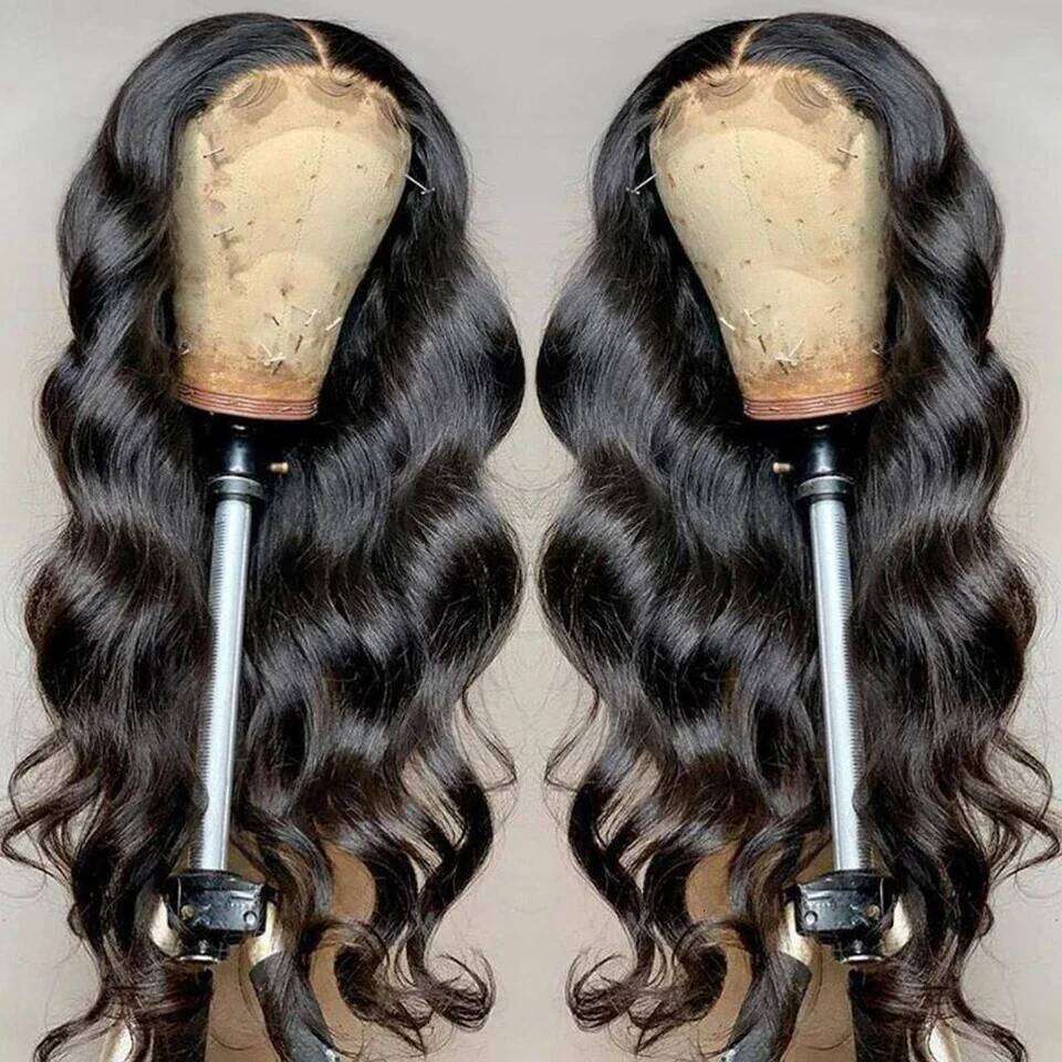 Glueless Body Wave 6x4 Closure Wig Ready Easy To Go Remy Human Hair 5x5 Transparent Lace Wigs For Women Pre Cut 180%