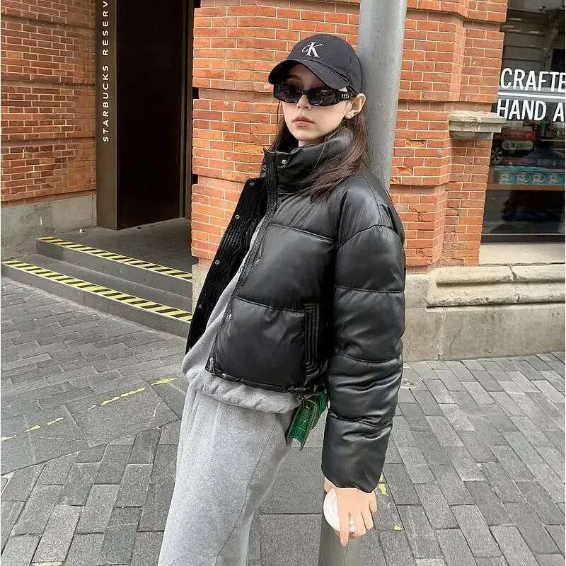 Parkas Woman Padded Zip-up Short Cotton Jackets Great Discount Warm Winter on Sale Quilted Coats for Women New in Outerwears Hot