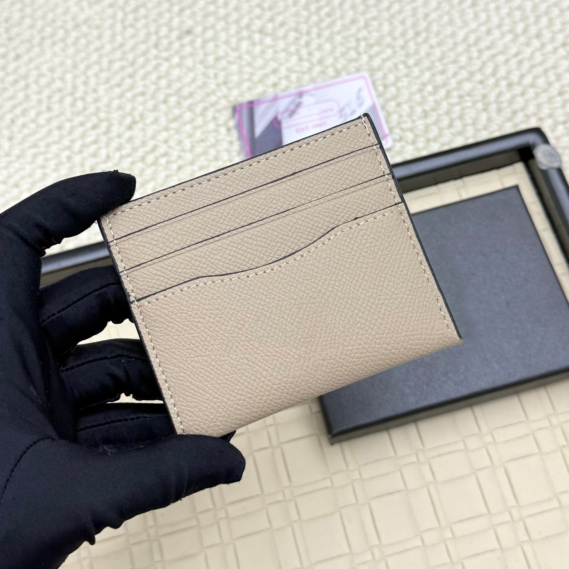 Card Holder Cardholder Coin Purse Luxury Mini Wallets High Quality Genuine Leather Cowhide Card Case Designer Wallet Wallet Men Purses Designer Woman Handbag