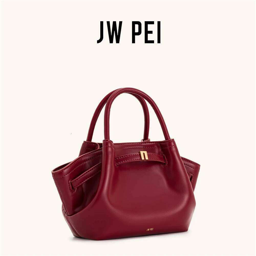 2025 New Women's Crossbody Shoulder Bury Mini Vegan Tote Handbag JW PEI Dumpling Bag High Quality Leather Wallet