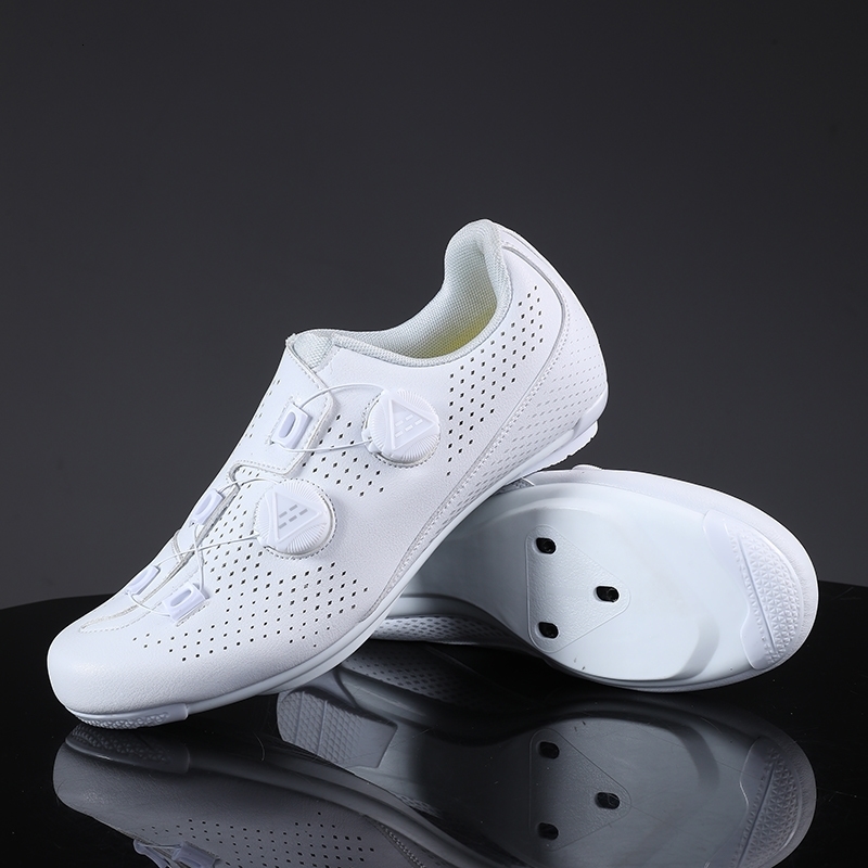 Road Cycling Shoes Men Speed Sneaker Cleat Spd Flat Pedal Bike Outdoor Footwear SelfLocking White w250528