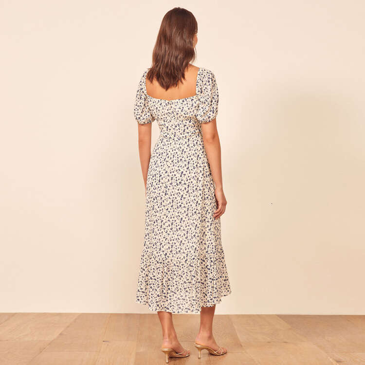 Vestidos Elegantes Women Dress Beach Dress Summer Dress Designer Dresses for Women NR108 Chiffon Printed Summer New Style Elegant Dress