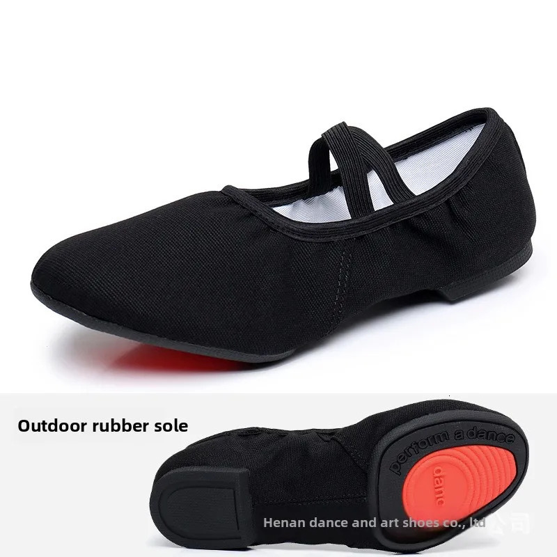 Dance Shoe Womens Soft-soled Exercise Shoes Adult Teacher Shoes Low Heels Outdoor Ballet Shoes Classical Dance Belly Dance Yoga 250613