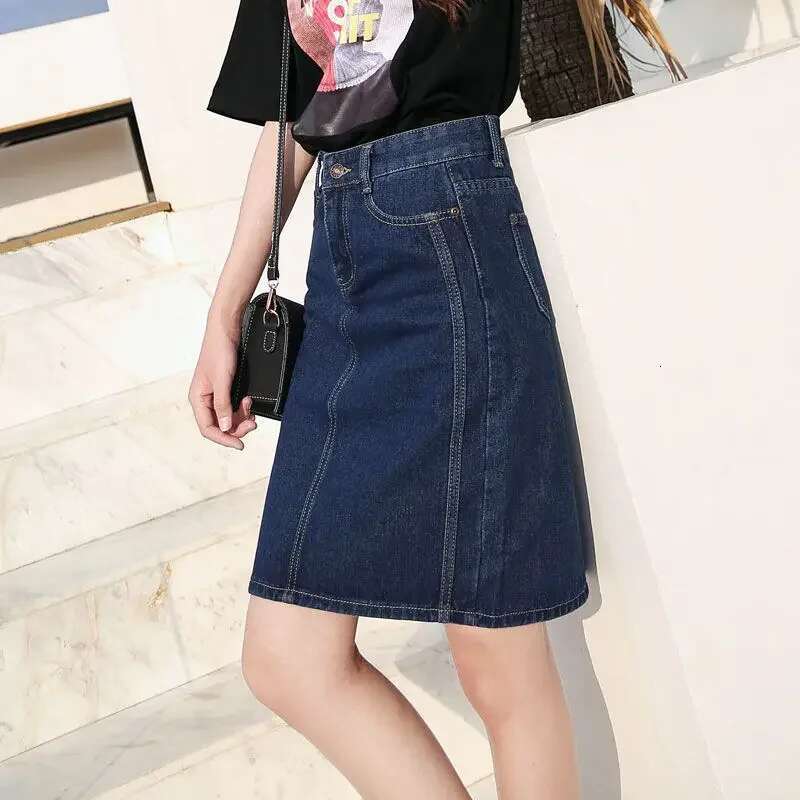Wrap Jeans Skirts for Women Midi Tight Y2k Vintage Cheap Casual Streetwear Clothing Sales Harajuku Trend 2025 Woman Denim Skirt