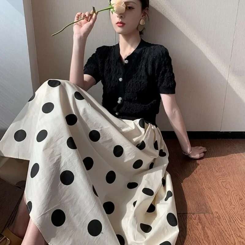 Zipper Womens Skirt A Line Female Skirts Midi Y2k Vintage Korean Style Clothing Trend 2025 Fashion Chic and Elegant Modest V