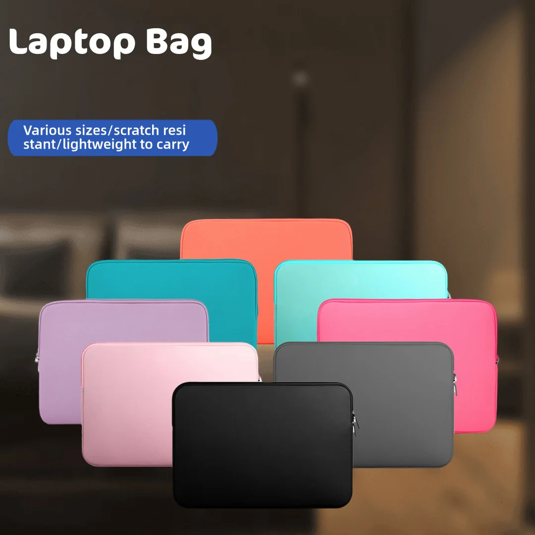 Portable Laptop Bag for Hp Dell Notebook Computer for Air Pro 11 12 13 14 15 15.6 Laptop Sleeve Case Cover 250605