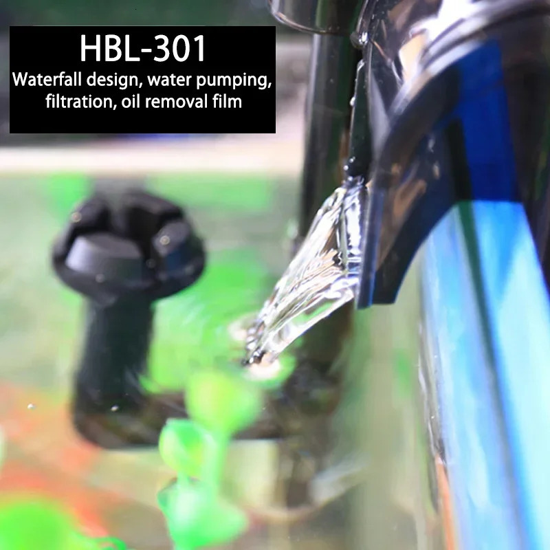 SUNSUN HBL Series Hang on Up Waterfall Filter Water Pumps Hanging External Pump for 15-120L Aquarium Fish Turtle Tank Skimmer 250613