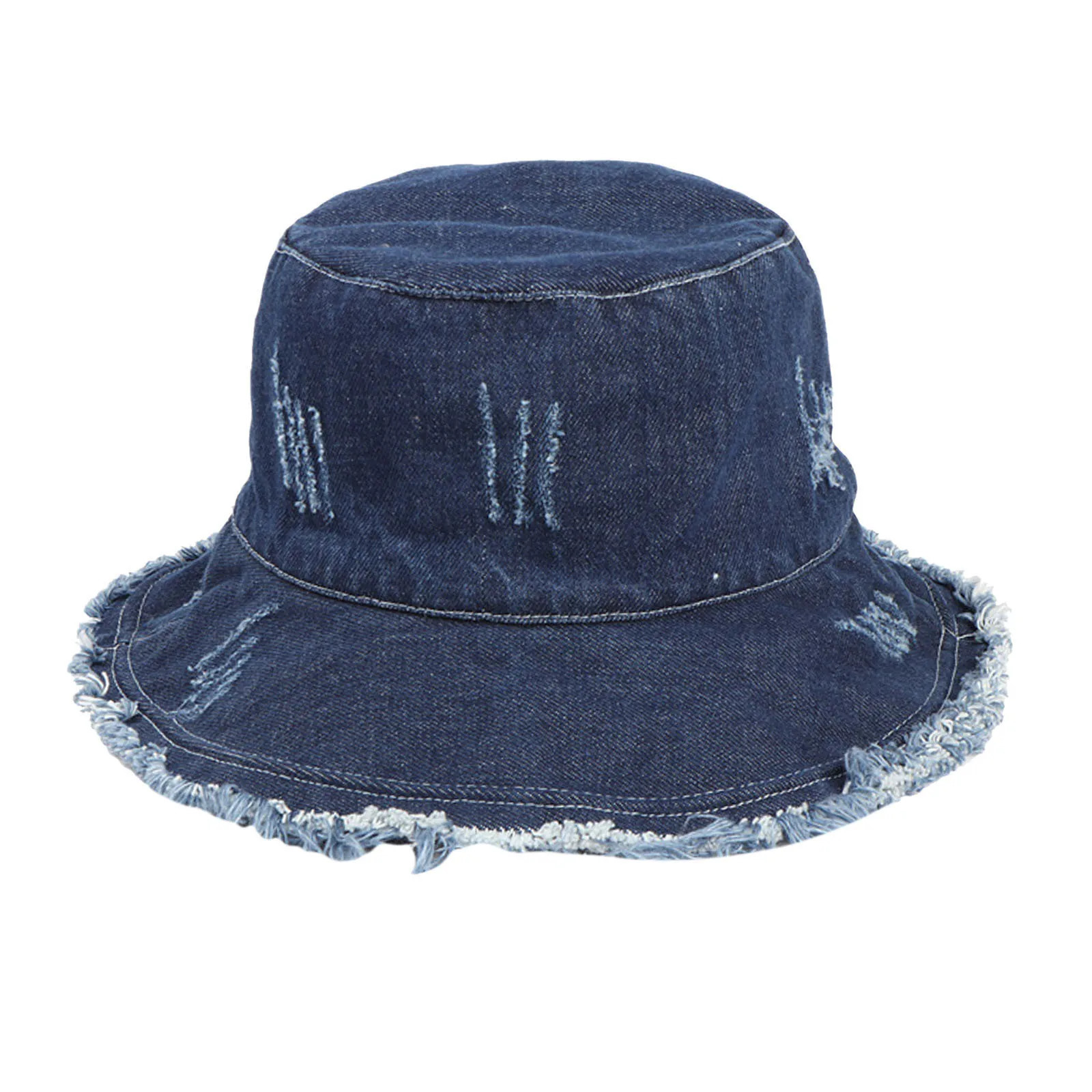 Retro Washed Cowboy Bucket Hat Men Cute Wide Brim Sunhat Spring Summer Solid Color Denim Beach Fisherman Hats For Women Gorros 250610