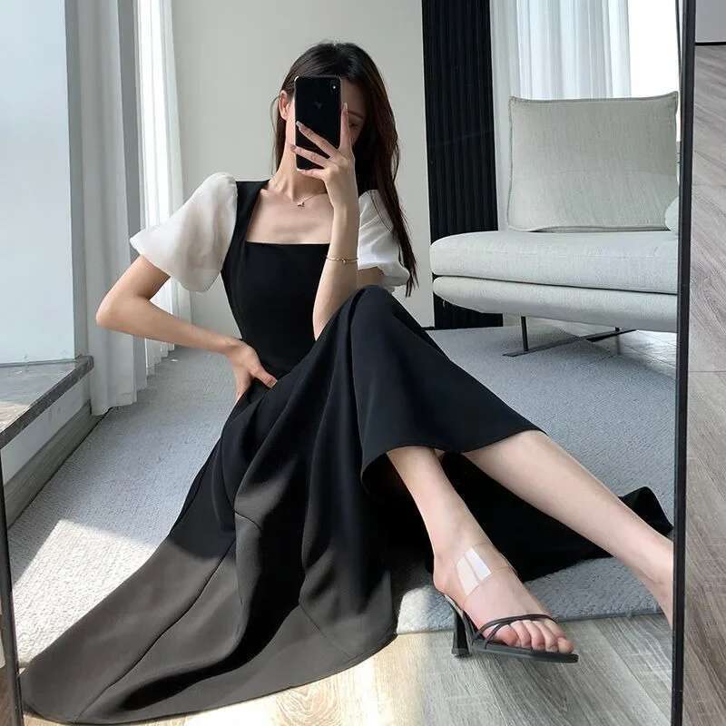 Womens Dress Holiday Coquette Maxi Fancy Sexy Beach Long Female Dresses Black Loose Elegant Luxury New in Fashion Summer 2025 X