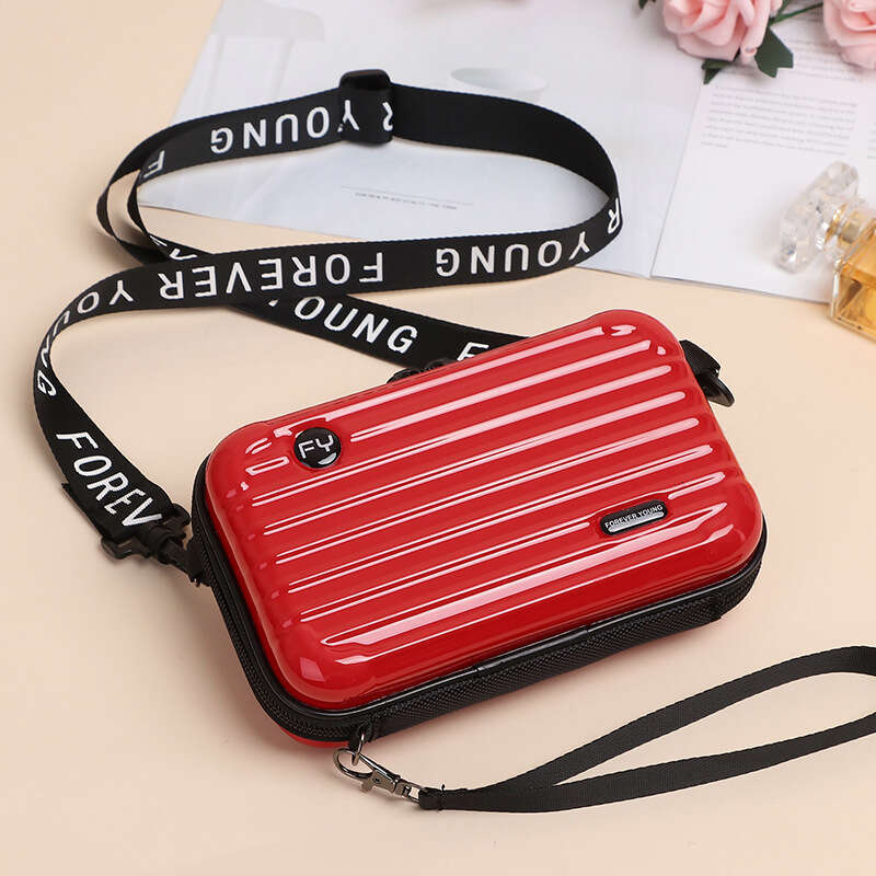 New Crossbody Shoulder PC Hard Shell Waterproof Makeup Travel Case Internet Celebrity Storage Toiletry Small Bag