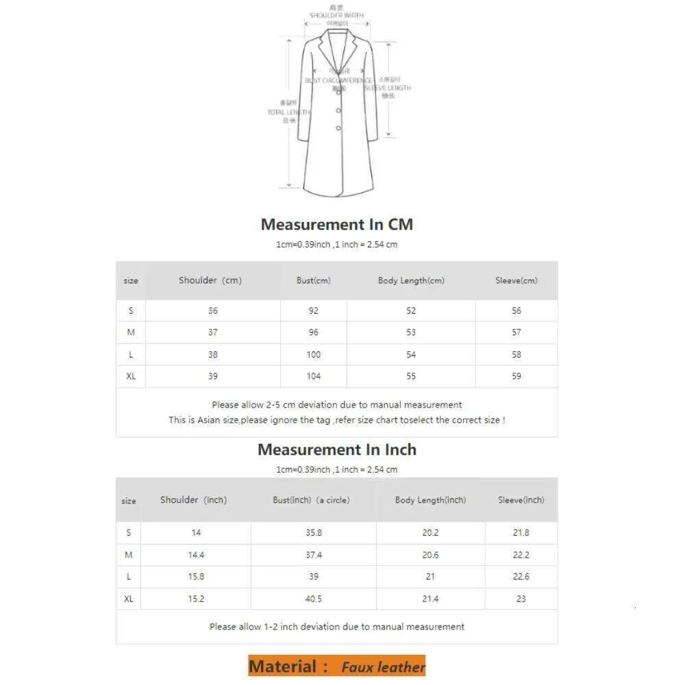 2024 New Spring Autumn Vintage Faux Jacket Women Brown Moto Biker Leather Coats Casual Streetwear Zipper PU Outwear