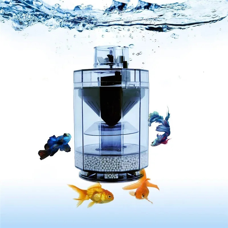 Aquarium Fully Automatic Fish Feces Suction Separator Five-in-one Filter Large Fish Tank Collector Vacuum Cleaner Accessories 250613