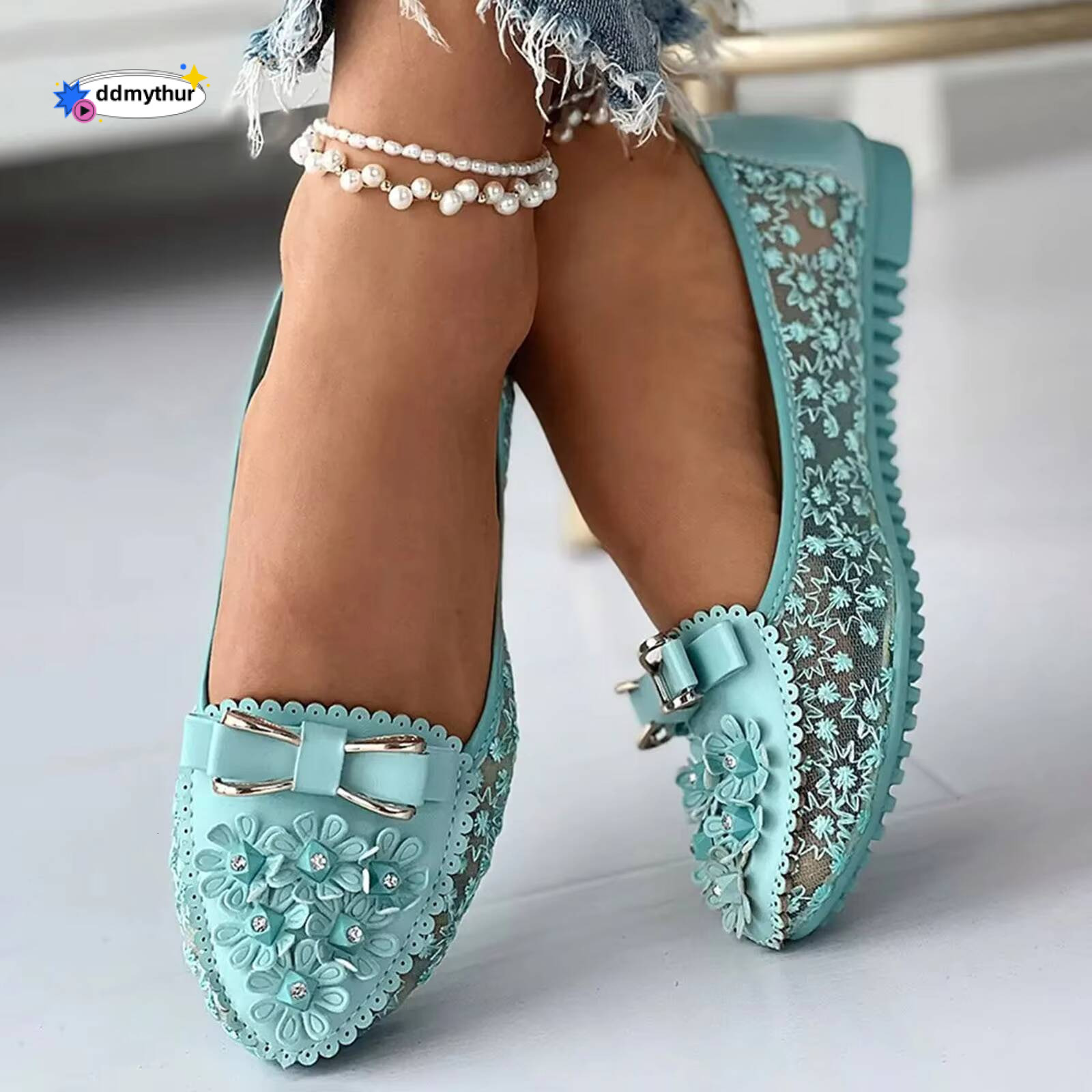 Women's Leather Soft Sole Women Summer Single Shoes Slip On Shallow Mouth Sandals Elegant Office White Female Footwear ddmythur
