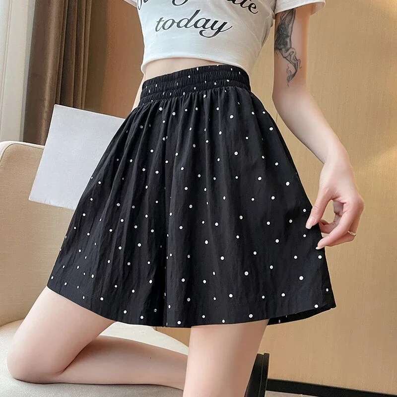Woman Short Pants Baggy Shorts for Women High Waist Loose Wide Elastic Y2k Harajuku Kpop Aesthetic Wholesale Summer XL Designer