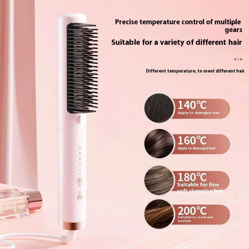 New Style Comb Automatic Shaping Straight Curls Negative Ion Hair Care Cold Air Curling Iron