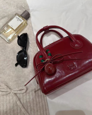 Nanfeng Chio2nd Ceir High-end Series Christmas Bingo Pillow for Women Red Handbag Crossbody Bag ddmynov ddmynov
