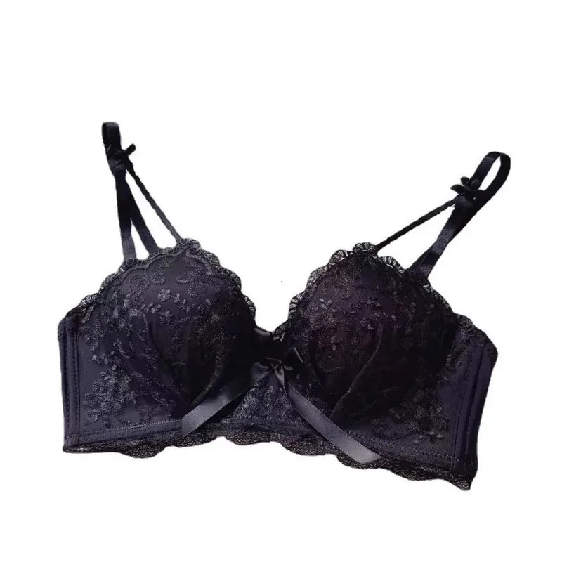 Anti Sagging Bralette Mujer Seamless Bras for Women Sexy Lingerie Korean Push Up Bra Brassiere Black Underwear Cute Korean Style 250617