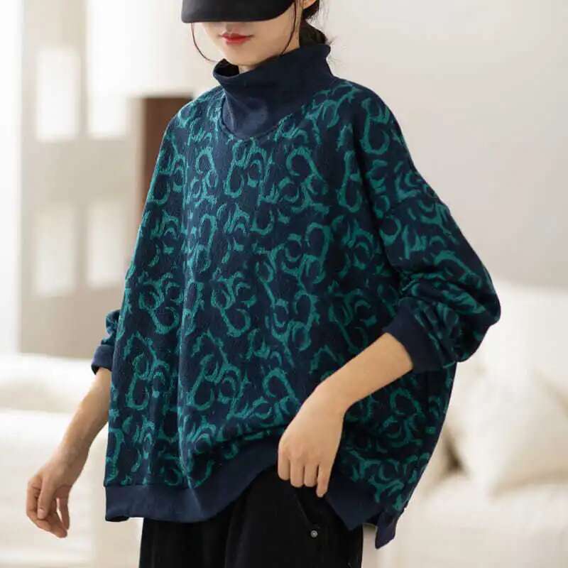 Female Clothes with Orint on Tops Baggy Pullovers Sweatshirts for Women Loose Trend Y2k Japanese Streetwear Kpop Basic Emo M Xxl