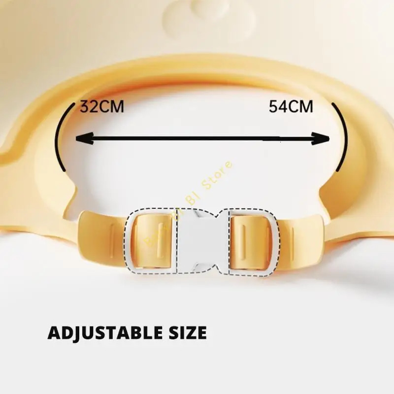 Bath Hat Adjustable Protective Hair Washing Caps for Toddler Cartoon Shower Caps for Eye Safe During Bath Hour 11UC 250617