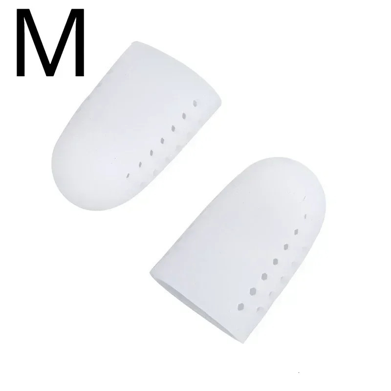 White Breathable Toe Protectors Sleeve Bunion Pads Cushion Big Toe Guards Silicone Toe Covers for Protection of Ingrown Toenails 250613