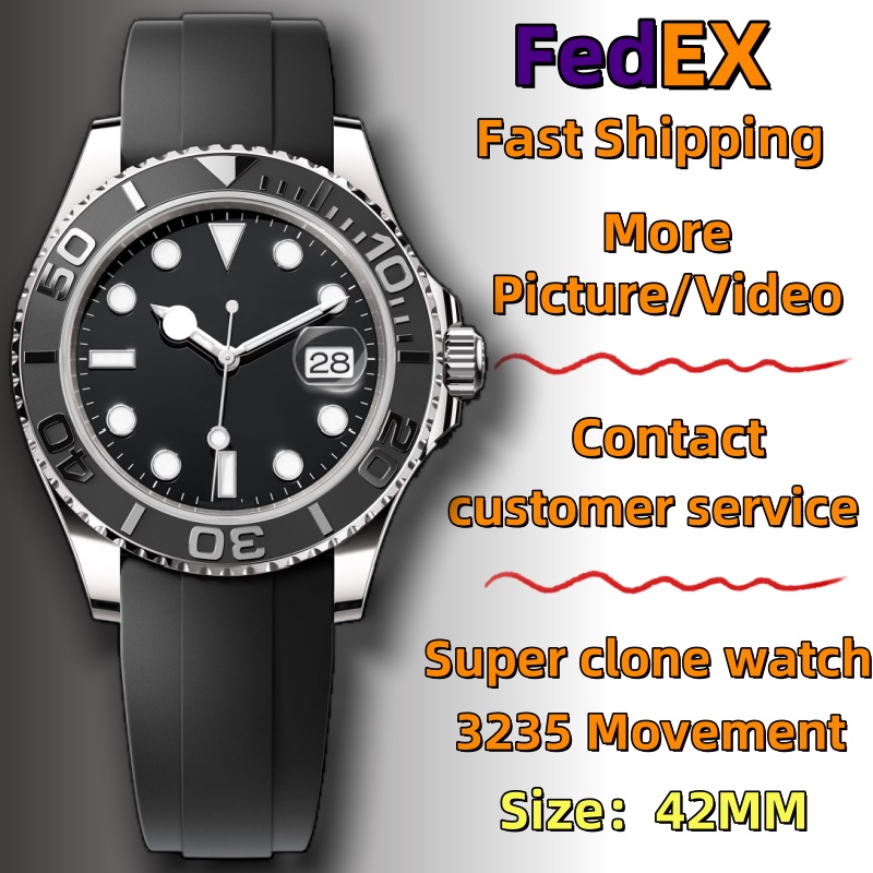 Clean Factory Super Clone 41MM Mens Designer Watches Top-3235 Movement Automatic hinery Ceramic Bezle Sapphire Glass Glide Lock Diving Watch With Box zx3