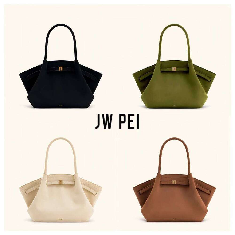 JW PEI Hana Large Size Chamois Leather Commuter Dumpling Bun Single Shoulder Slant Cross Underarm Tote Bag