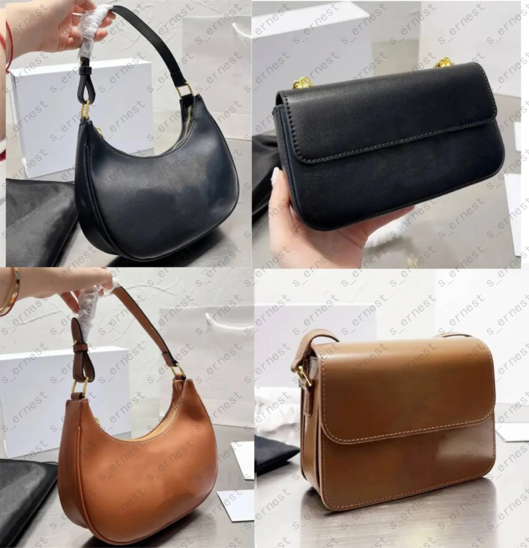 Designer bag crossbody bag Genuine Leather Women Shoulder bag top quality Classic Wallet ladies luxury bag Underarm Saddle bag