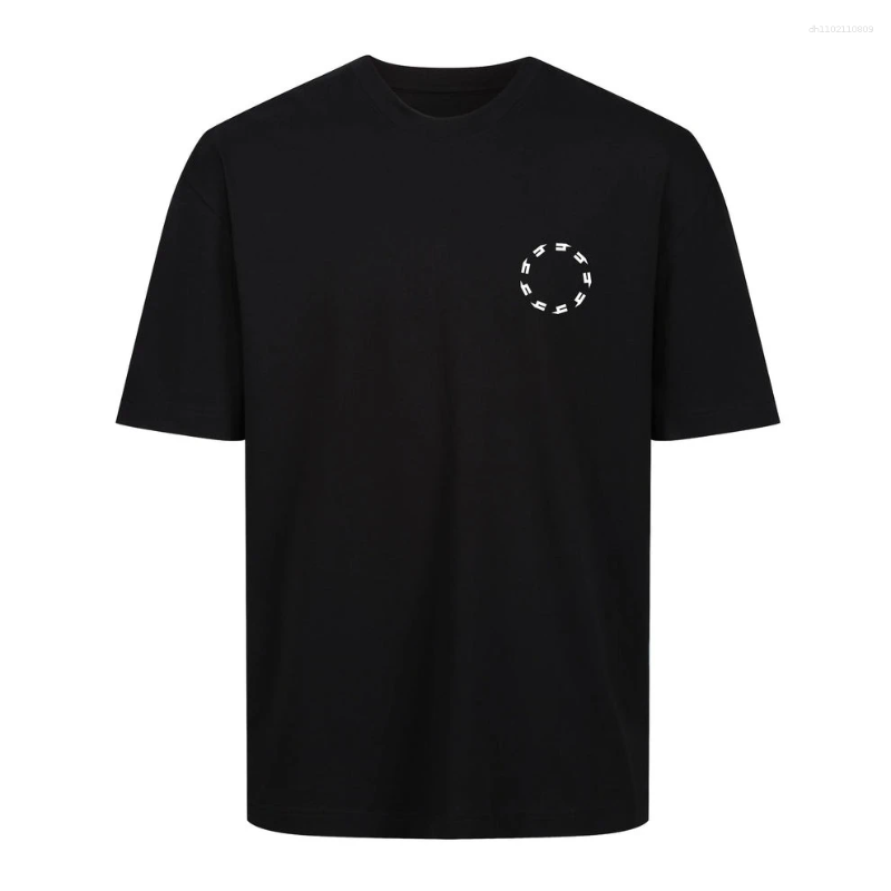 Men's T Luxury Designer Free Shipping Shirts Yelir World Loose Fit Pure Cotton Short Sleeve T-shirt Casual Breathable Base Layer Top Summer Fashi