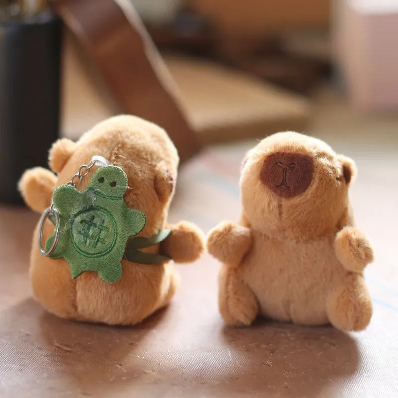 1246PCSPP Cotton Net Red Lovely Cute Capybara Water Dolphin Pendant Plush Toy Doll Bag Charm Keychain Doll Dolls 250616