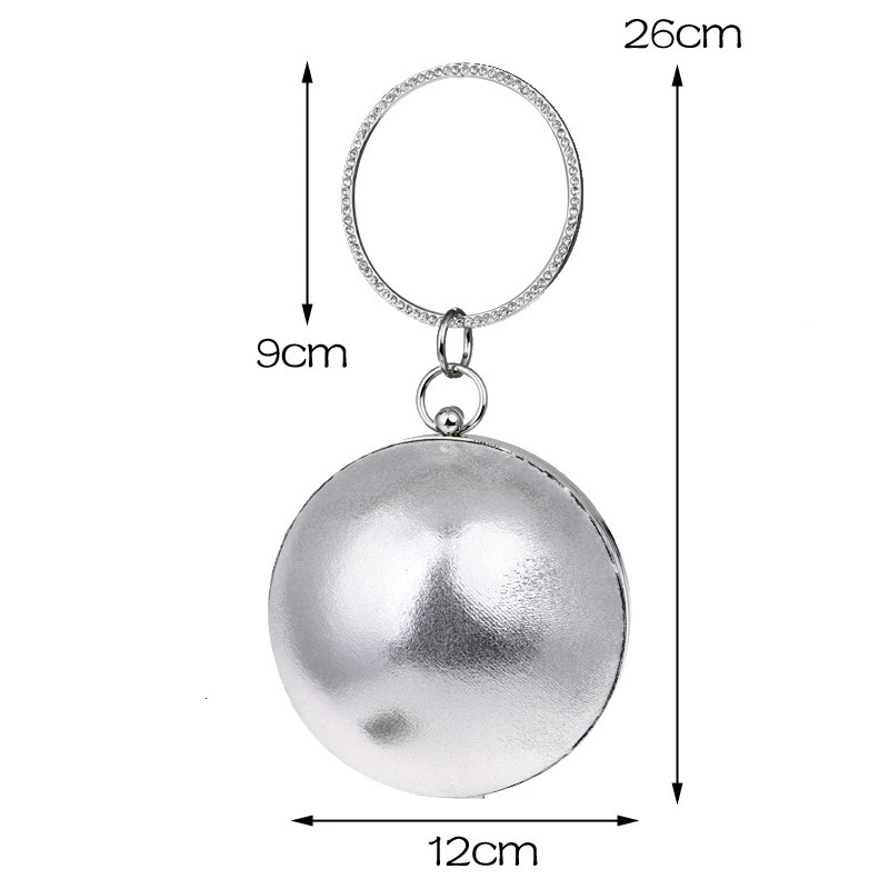 Women Evening Bags Rhinestones Small Day Clutch Shoulder Chain Ball Design Party Wedding Handbags For Female Purse 250614
