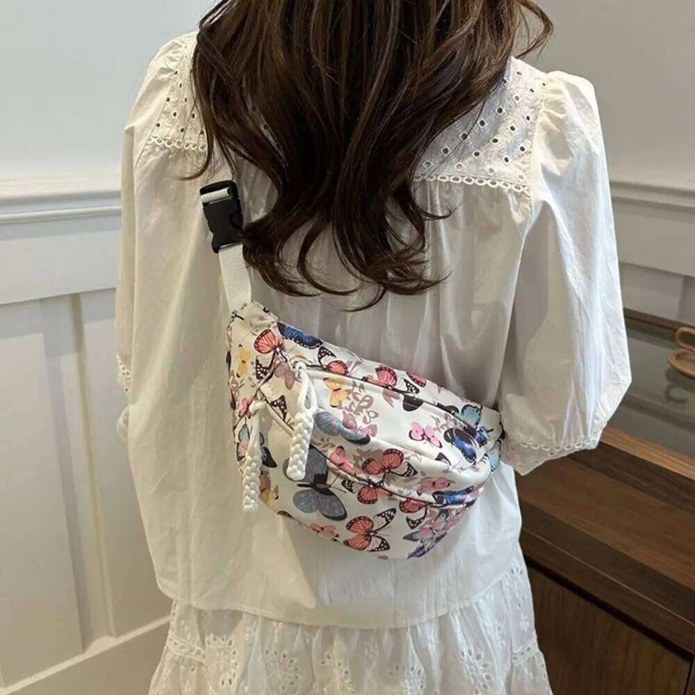 Oxford Leopard Print Belt Waterproof Fashion Butterfly Bag Multifunctional Adjustable Shoulder Strap Waist Packs bag