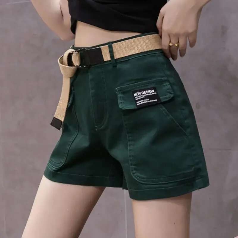High Waist Shorts for Women Korean Style Cotton Short Pants Woman Design Trend 2025 Fashion Clothing XL Outfits Youthful Jorts
