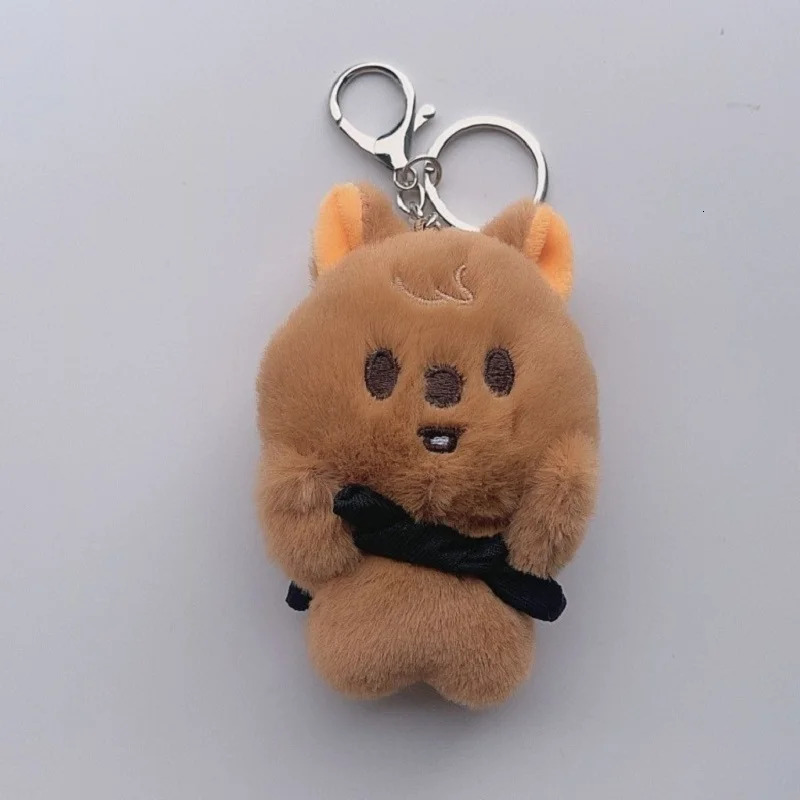 Stray Kids Plush Keychain SKZOO Pilot Doll Magnet Week Official Same Magnetic Keychain Childrens Toy 250617