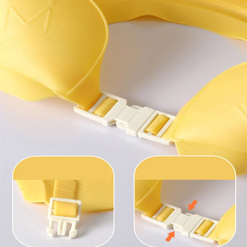 Adjustable Baby Shower Cap Waterproof Ear Protection Shampoo Cap Kids Shower Head Cover Baby Care Hat 250617