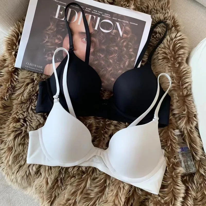 Seamless Push Up Bra Front Closure Bras For Women Small Cup Non-wire Brassiere Sexy Lingerie Female S-XL Underwear Intimates 250617