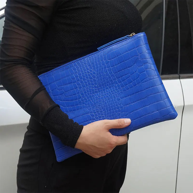 Women Fashion Handbag And Purse Stone Pattern Soft PU Leather Envelope Bag Large Capacity Ladies Day Clutch Wallet For Party 250617