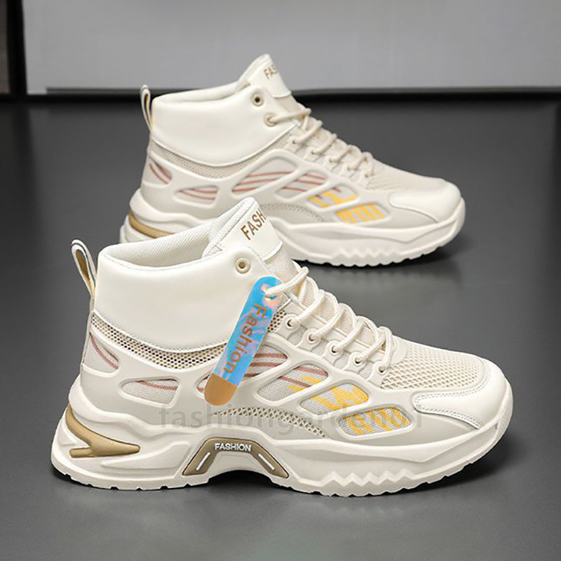 2025 Designer Shoes mens trainers running shoes sneakers Inner Height Spring Autumn Fashion Daddy's ankle-high mesh Breathable mens shoes free sh