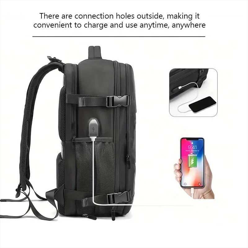 Mens Large Travel Backpack 40x28x15 Cabin Bag for Women Airline Approved Waterproof Laptop Backpack Executive Work Bag Z250617