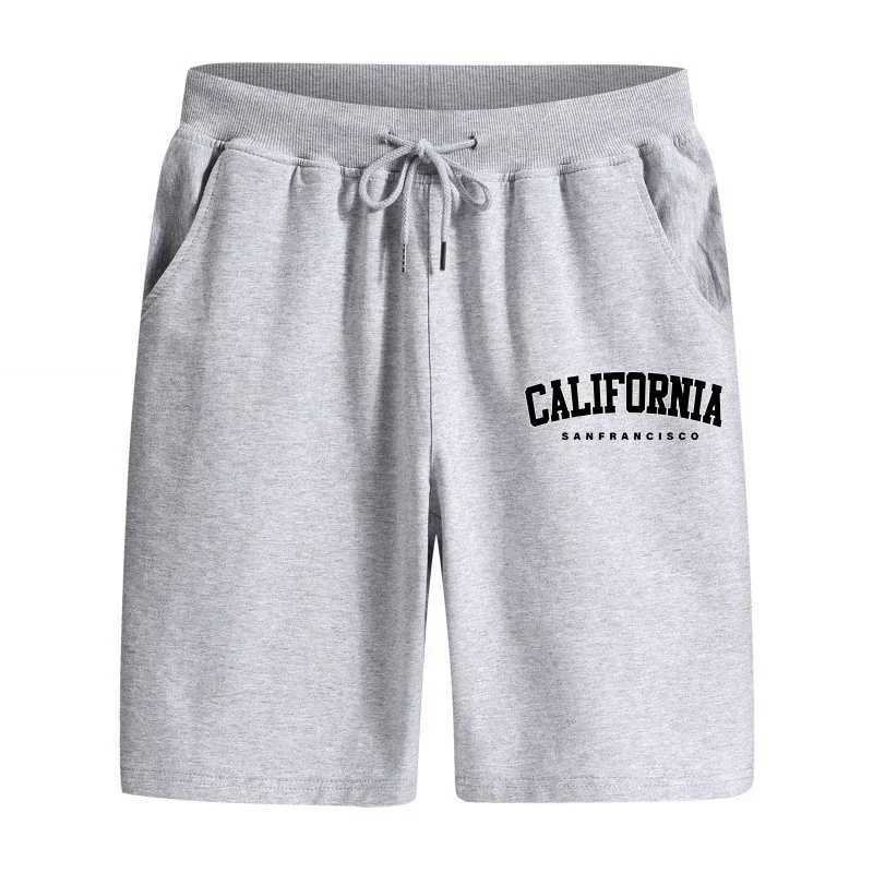 2025 Summer New Mens Walking Shorts California Printed Shorts Home Outdoor Leisure Comfortable Sports Shorts Z250617