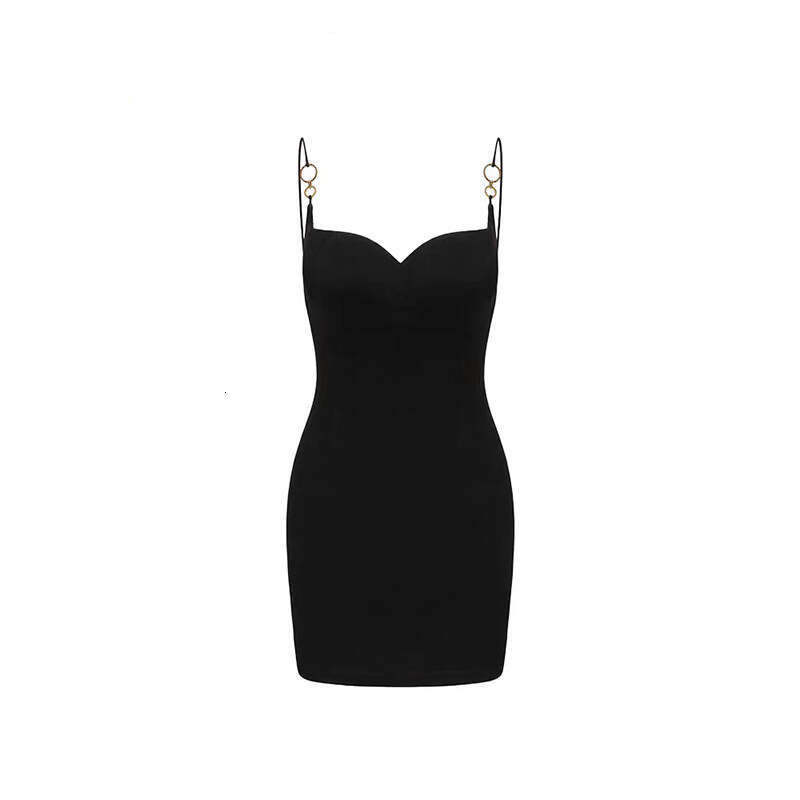 Dresses Tender Promdress Floral Dress Sexy Designer Dresses N737 Summer 2025 He Chaolian Same Style Solid Color Strap Slim Short Dress Sexy
