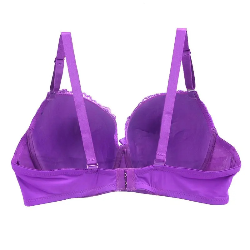 BCDE Cup Bras Sexy Lace Massage Ladies Push Up Brassiere Floral Female lingerie Underwire Women Underwear 250617