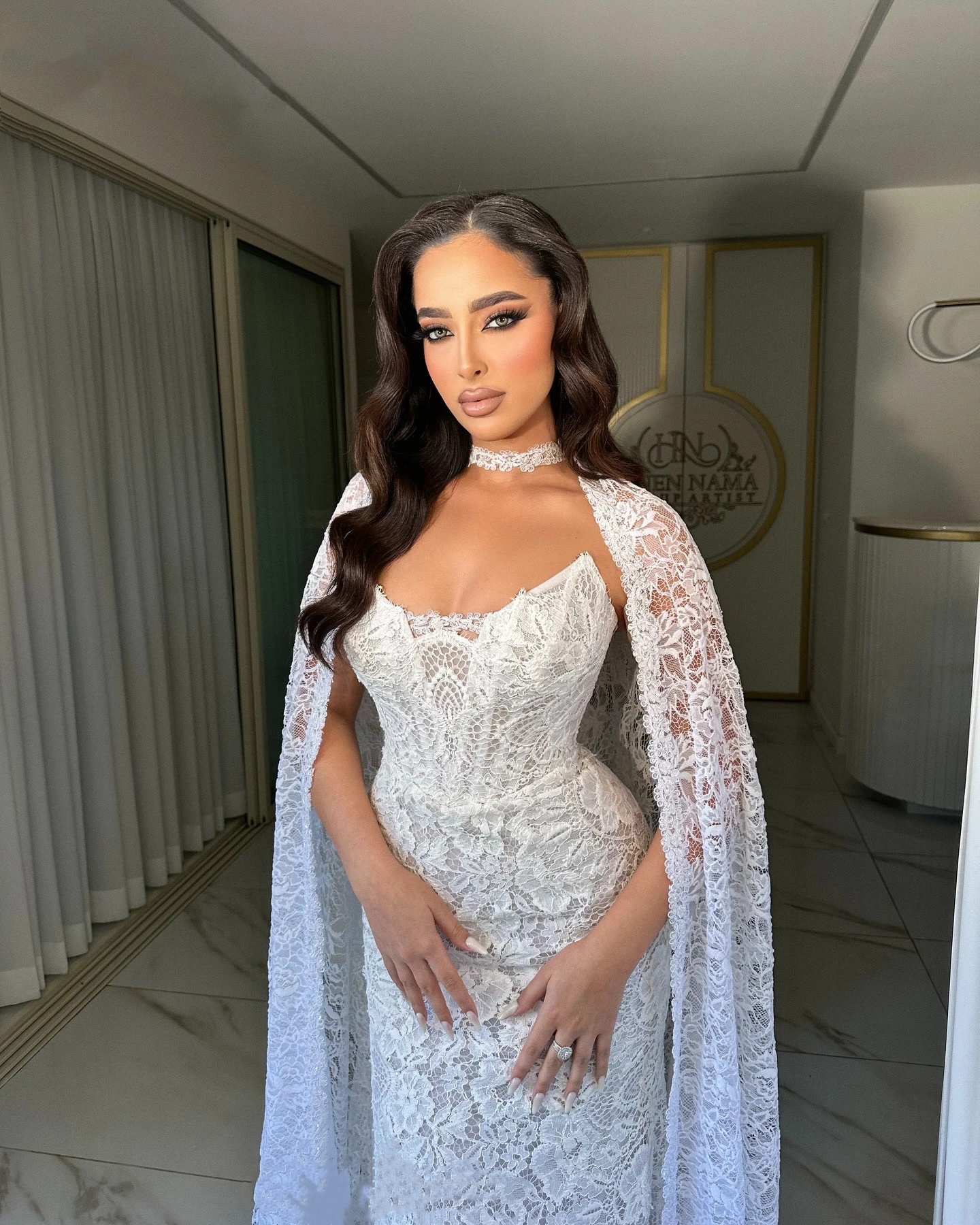 Simple Lace Wedding Dresses Strapless Bridal Gowns with Cape Appliques Mermaid Princess Sleeveless Customized Bride Vestidos De Novia Plus Size