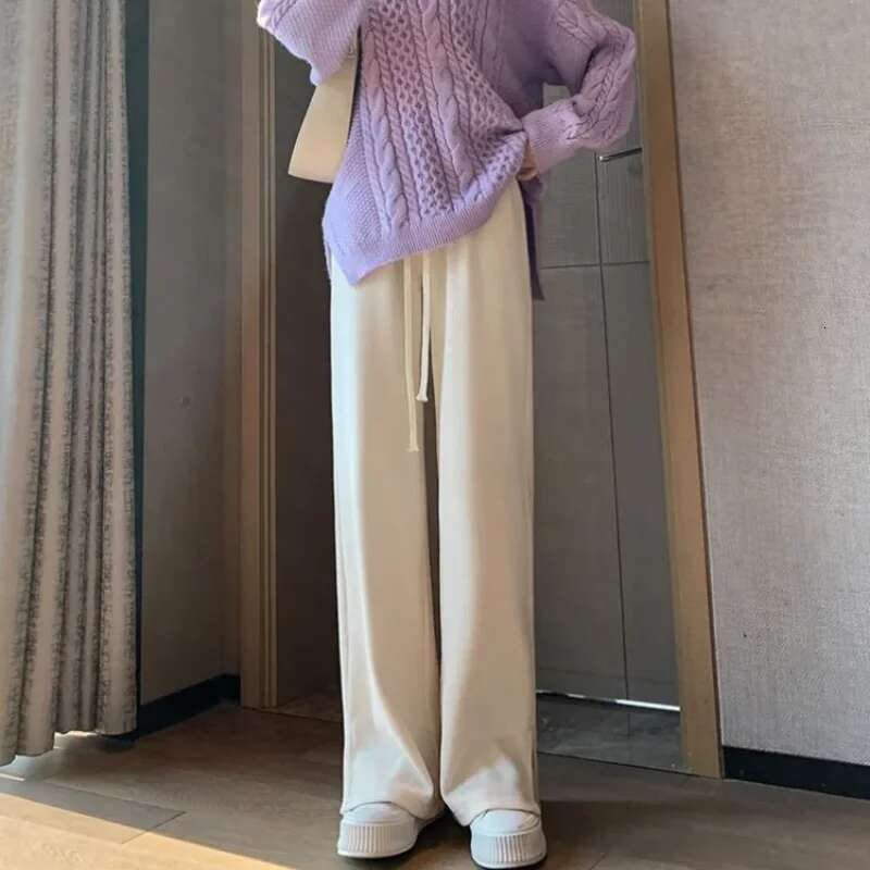 Female Trousers Corduroy Korean Fashion Long Womens Pants Aesthetic Chic and Elegant High Quality Autumn Clothing Harajuku 90s