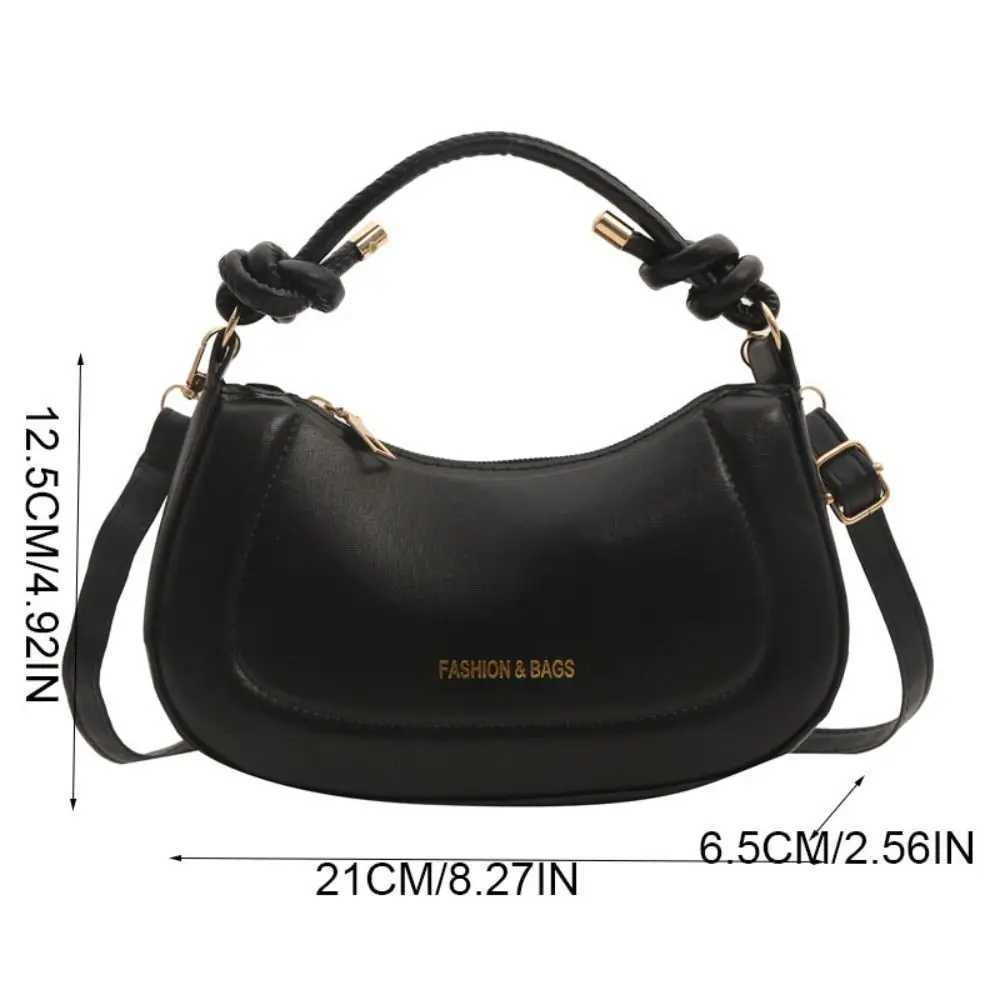 Elegant Zipper PU Leather Shoulder Bag Korean Style Handheld Crossbody Bag Small Square Bag Phone Bag Women Handbag Daily Z250617