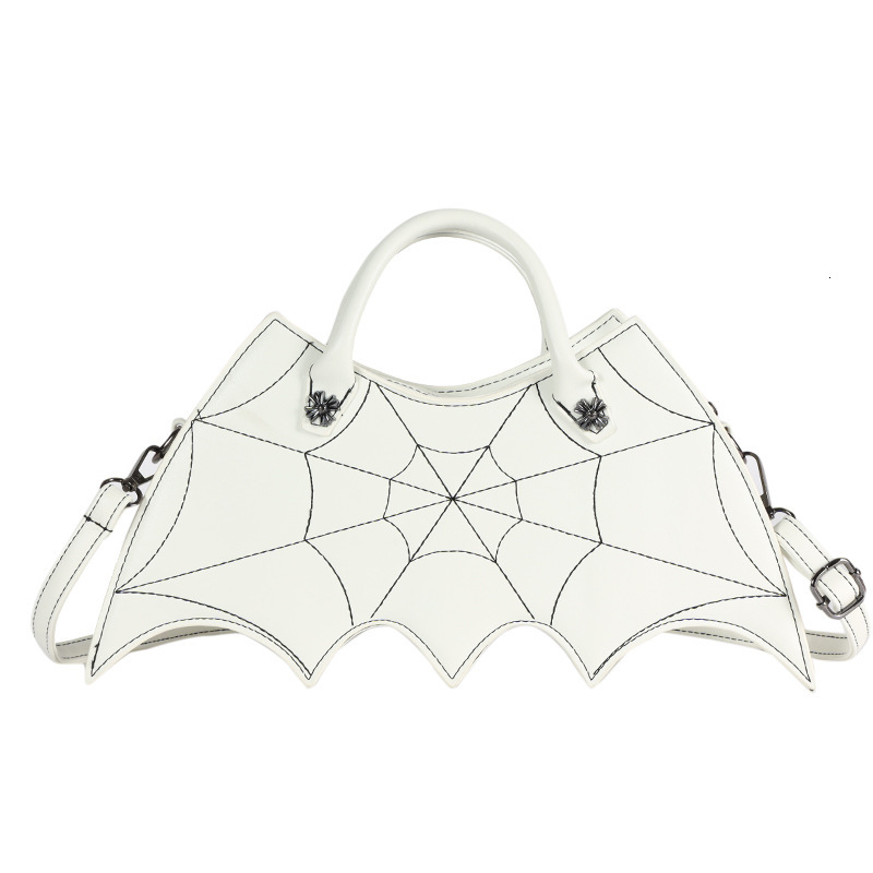 Free Shipping 2025 New Designer Bag Fashion Boutique Shopping Bag Creative And Funny Halloween Personality Bat Girl Fashion PU Handbag