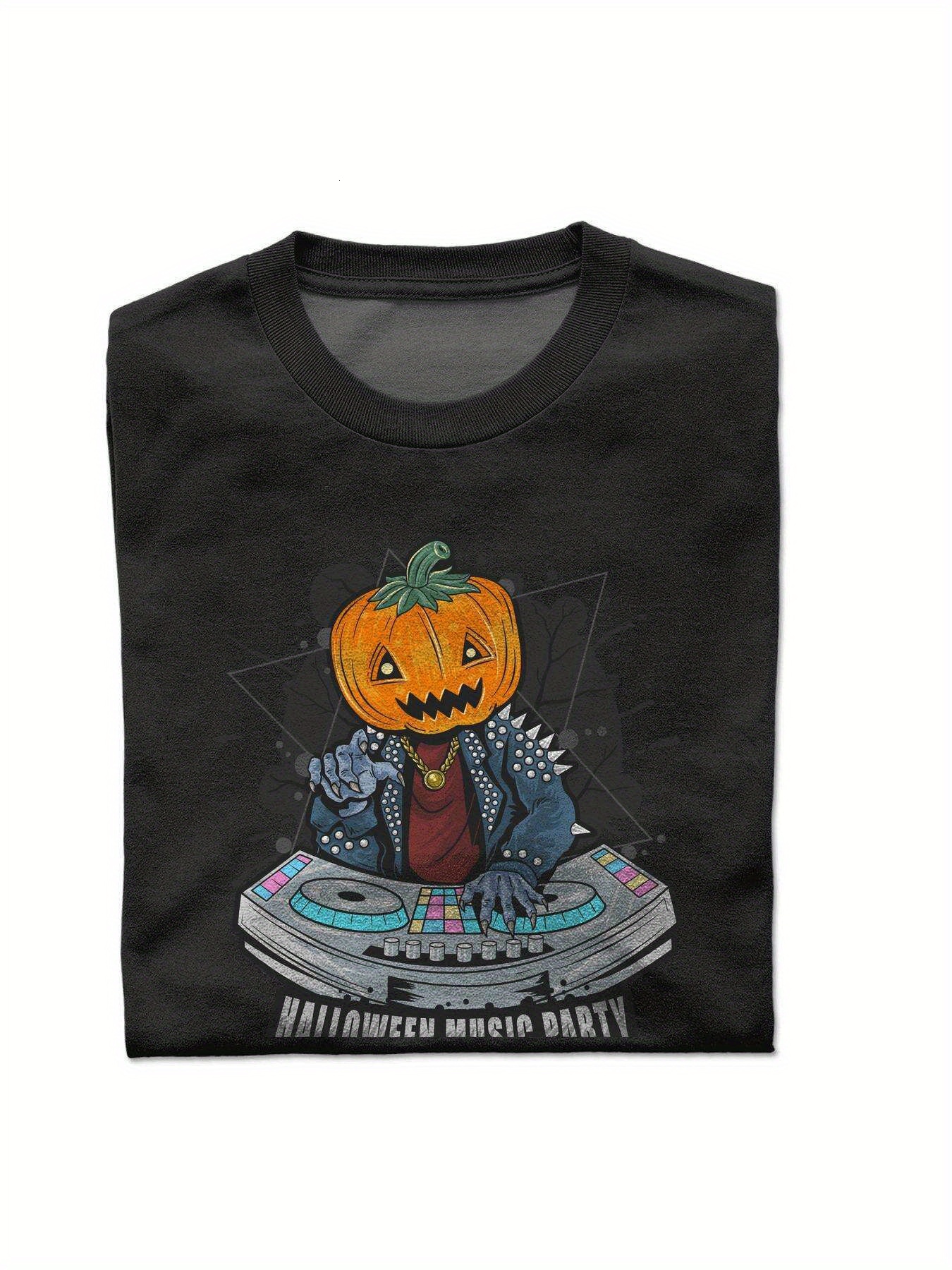 Dongdumaoyi Text S-3Xl 180G Black White Short Sleeve Men Adult Round Collar T Shirts Graphics Cotton Halloween 7c92