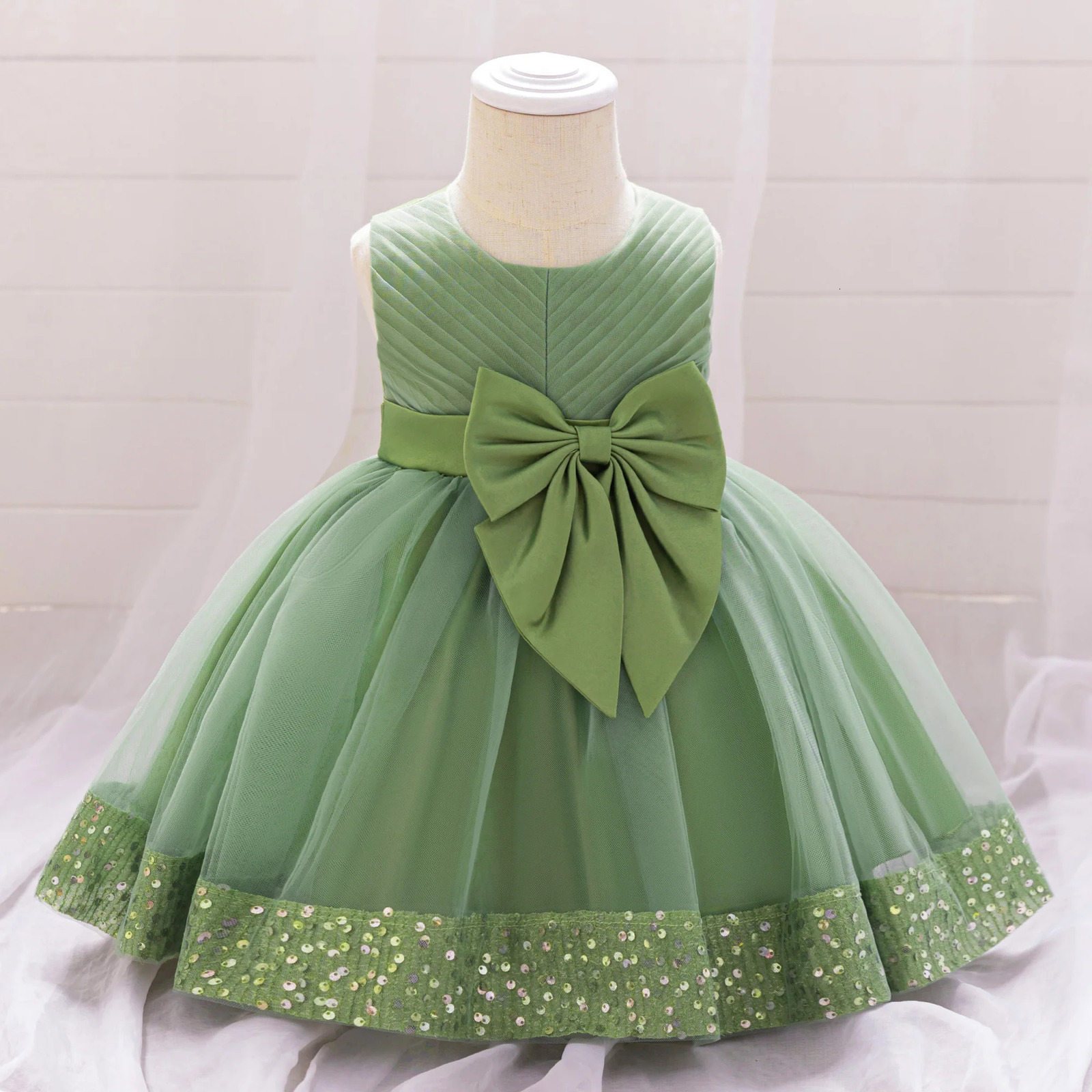 Sparkling flower embroidered gauze baby dress summer style elegant girls and childrens dresses for girls and babies 250617