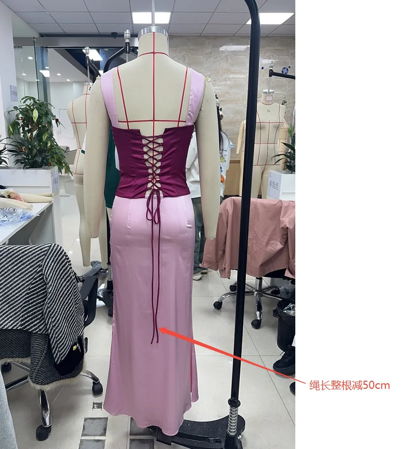 Women Summer Two Piece Maxi Skirts Sets Y2k Strappy Ruched Tank Tops Elegant Flared A-Line Long Skirt Vacation Beach Outfits 250617