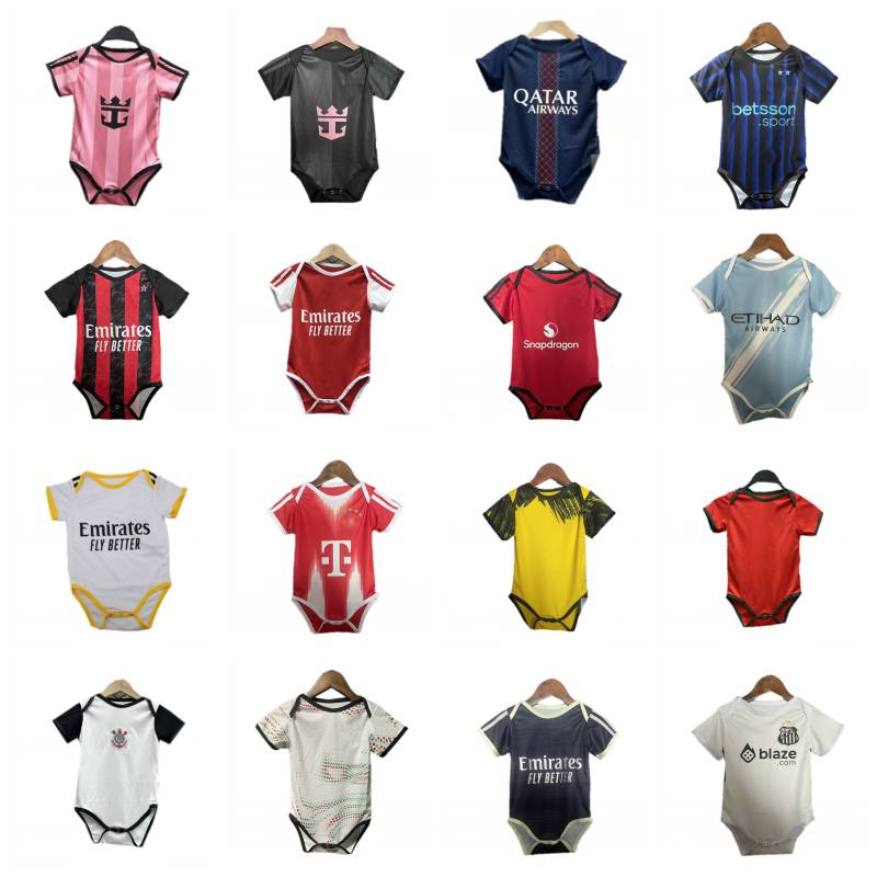 2025/26 Baby Soccer Jersey 2026 TRENT KANE FODEN LEWANDOWSKI BELLINGHAM MBAPPE CHIESA MESSIS MORATA Football Kids Kit 6-18 Months Shirt